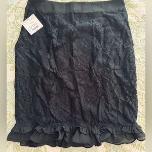 Liz Claiborne Black Lace Skirt